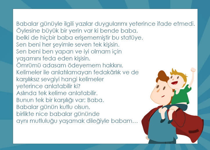 Babalar Günü Yazıları, Babalar Günü ile İlgili En İyi 20 Yazı